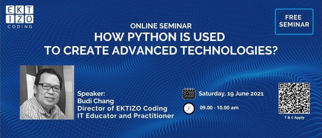 Online Seminar ‘How Python is used to Create Technologies?’